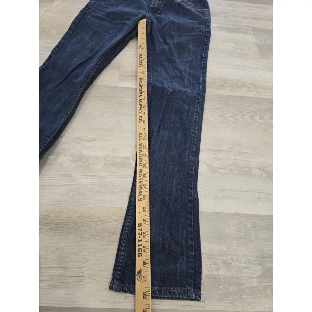 Vans Off The Wall V76 Skinny Jeans Men's 32x34 Dark Wash Blue Denim Skater